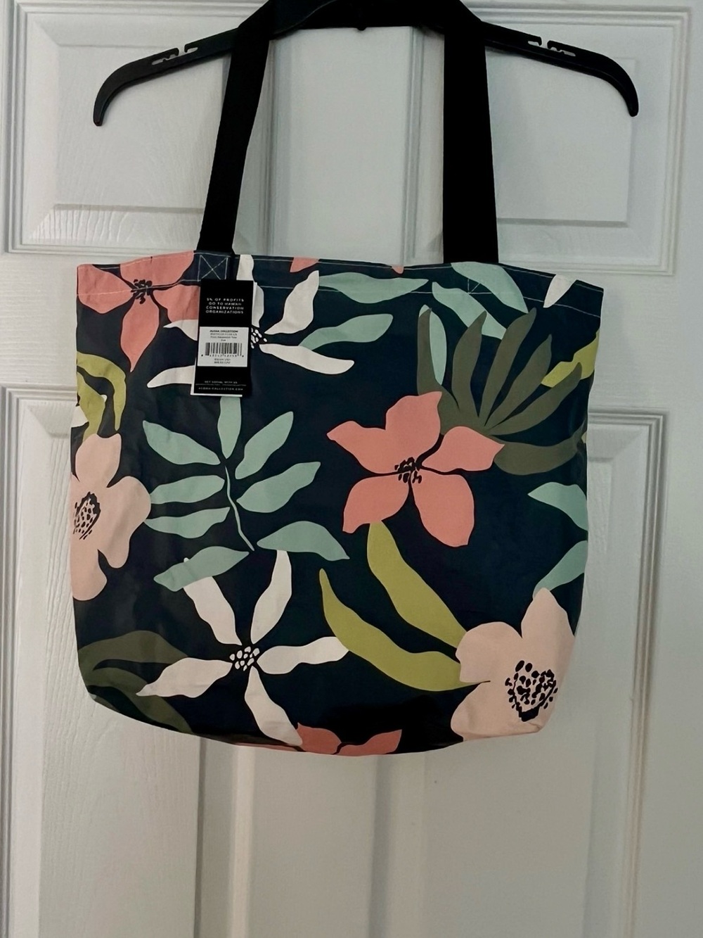 ALOHA Collection "Flora Reversible Tote Eve" NWT - Picture 2 of 7